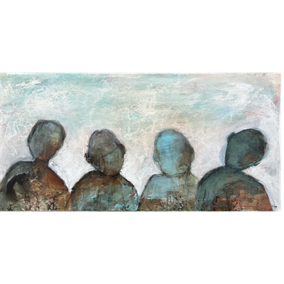 Maleri 50 x 100 cm - Eyes that remember