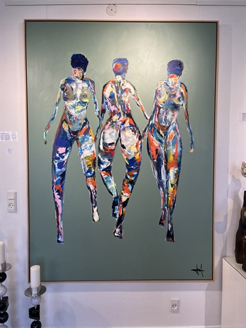 Maleri 130 x 180 cm