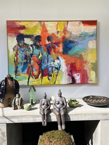 Maleri 100 x 140 cm