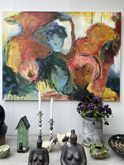 Maleri 100 x 120 cm