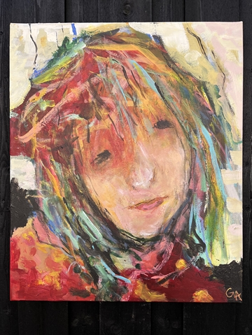 Maleri 60 x 50 cm