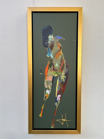 Maleri 80 x 30 cm