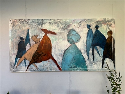 Maleri 70 x 140 cm - Let it be me