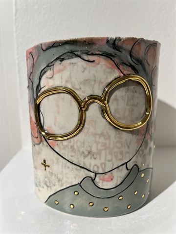 Keramik krukke - dejlige damer