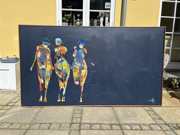 Maleri 100 x 180 cm