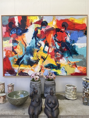 Maleri 100 x 140 cm
