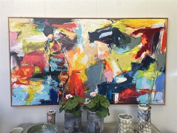 Maleri 100 x 180 cm