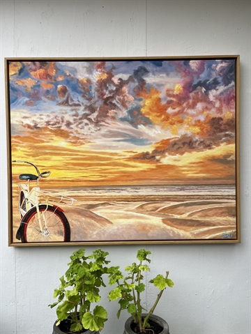 Maleri 80 x 100 cm. 