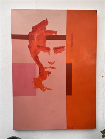 Maleri 70 x 100 cm