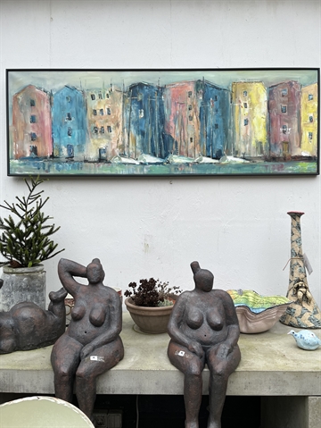 Maleri 50 x 150 cm 