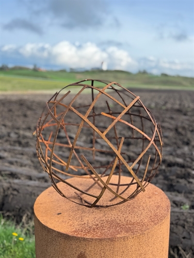 Jernskulptur Ø 50 cm