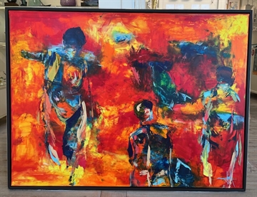 Maleri 90 x 120 cm
