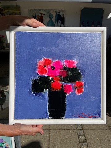 Maleri 40 x 40 cm