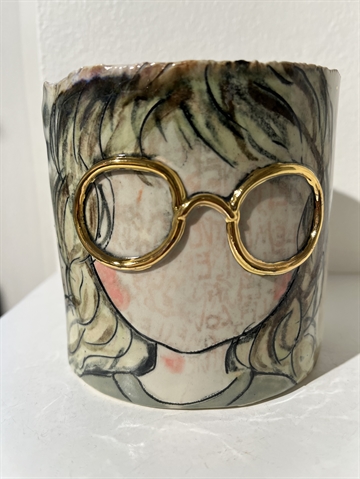 Keramik krukke - dejlige damer