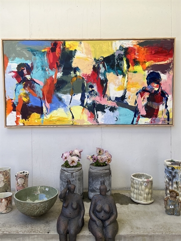 Maleri 70 x 140 cm