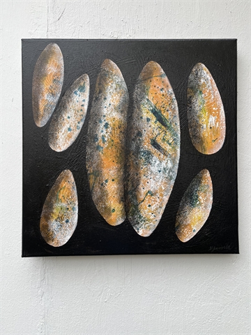 Maleri 40 x 40 cm