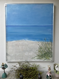 Maleri med strandmotiv