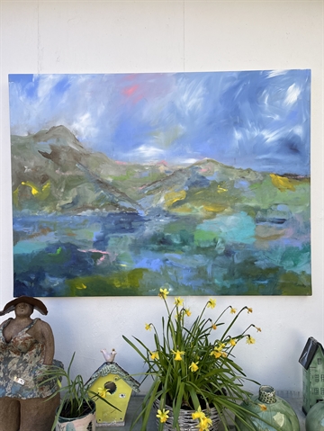 Maleri 120 x 90 cm