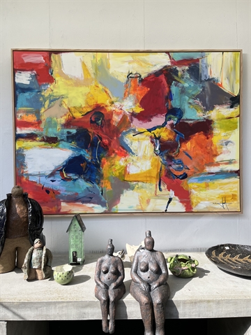 Maleri 100 x 140 cm