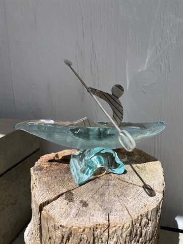Glas lysestage