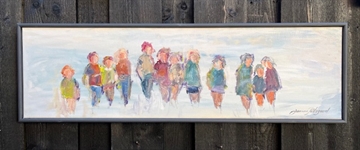 Maleri 20 x 70 cm 