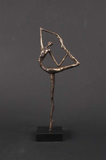 Bronzefigur ballerina af Yanni Souvatzoglou