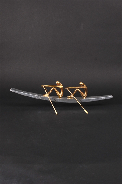 Bronzefigur "Rowers" af Yanni Souvatzoglou