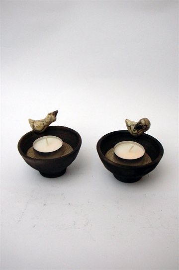 Keramikskål til fyrfadslys